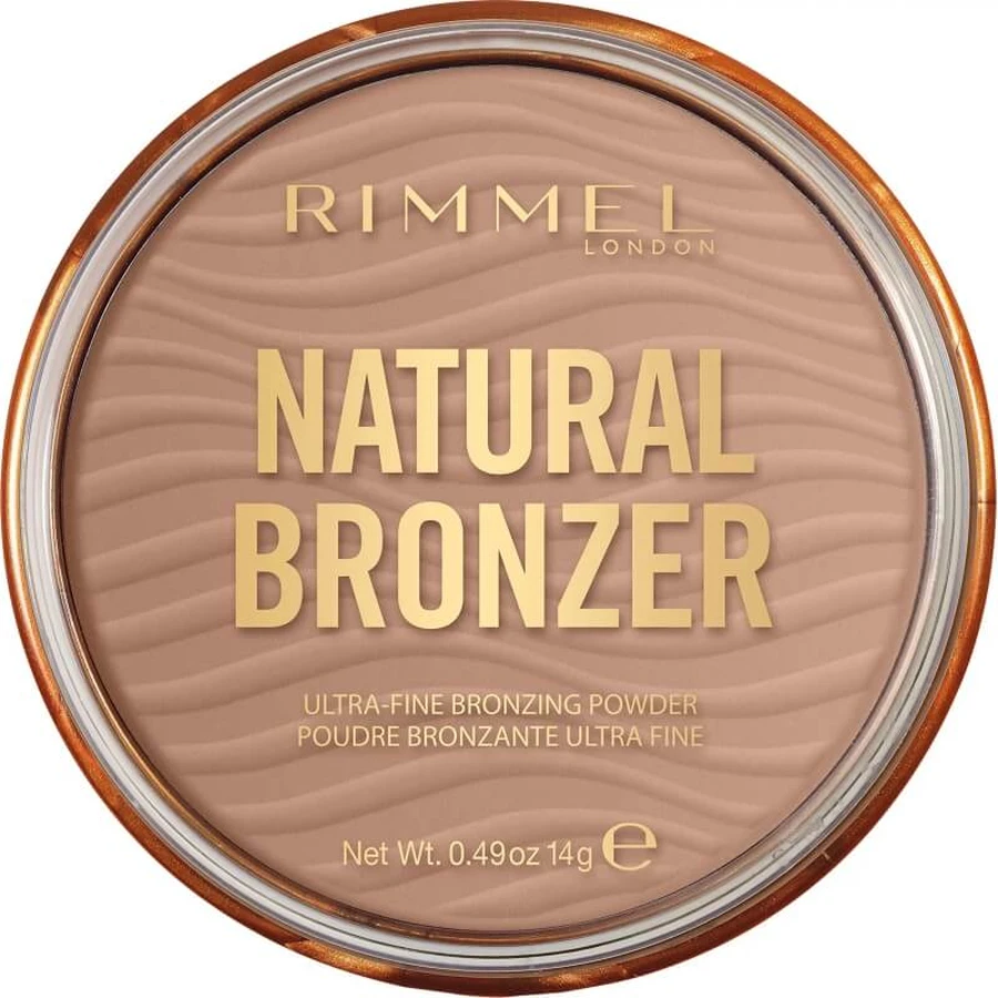 Rimmel Natural Bronzer – Kompaktes Bräunungspuder Nr. 001 Sunlight