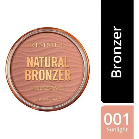 Rimmel Natural Bronzer – Kompaktes Bräunungspuder Nr. 001 Sunlight