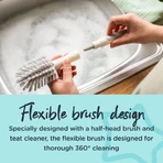 Tommee Tippee Closer to Nature - Brosse pour biberons, couleurs assorties