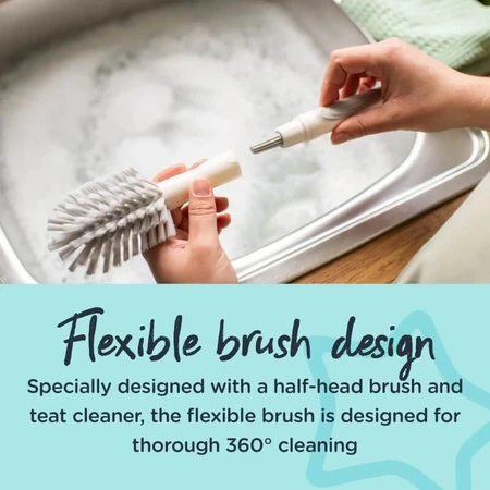 Tommee Tippee Closer to Nature - Brosse pour biberons, couleurs assorties