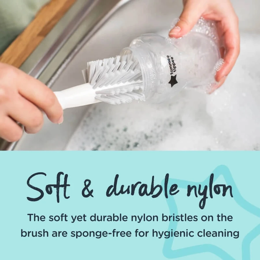 Tommee Tippee Closer to Nature - Brosse pour biberons, couleurs assorties