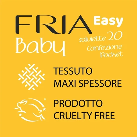 Fria Easy Baby - 20 diaper-changing wipes