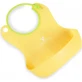 Babero de silicona «Cangaroo» - Amarillo