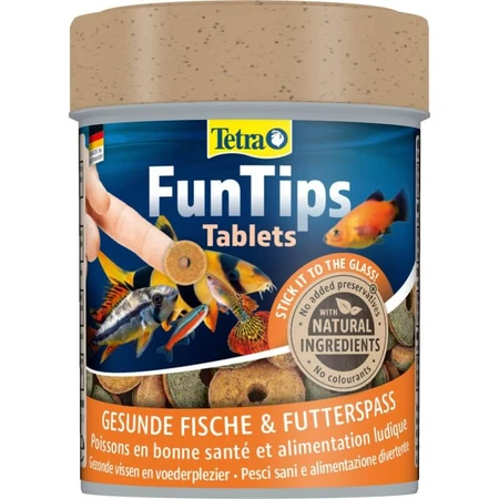 Comprimés Tetra Funtips - aliment complémentaire pour poissons d'aquarium, 165 comprimés