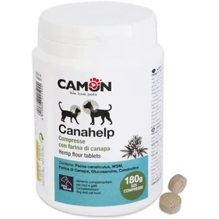 Camon Canahelp - dietary supplement for adult dogs and cats, 225 tablets