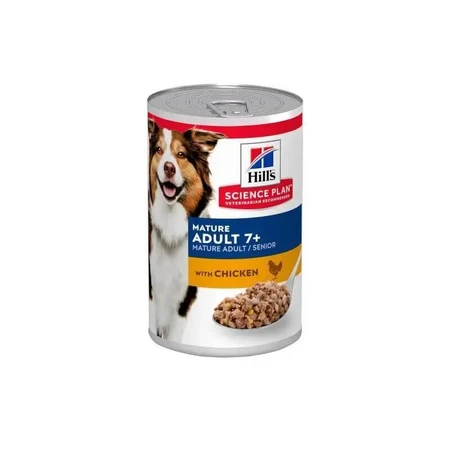 Hill's Science Plan Mature 7+ Poulet - Aliment complet pour chiens âgés, 370 g