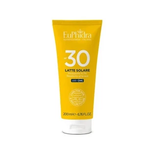 Euphidra cremă solară SPF 30, lapte pentru față și corp, protecție ridicată, 200 ml