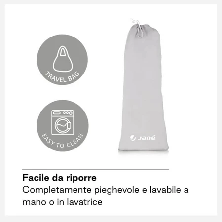 Barandilla para cama Jane Basic: barandilla plegable y abatible para niños, gris, 110 cm