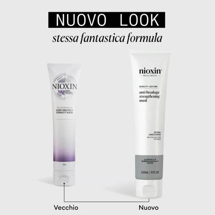 Mascarilla fortalecedora antirrotura Nioxin - Mascarilla antirrotura y fortalecedora, 150 ml