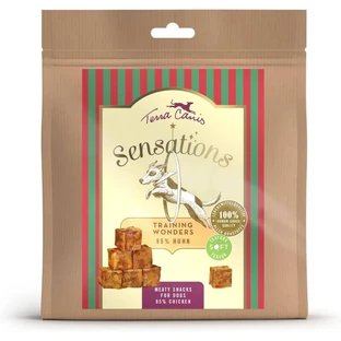 Terra Canis Sensations Training Wonders Chicken - Dog Training Treats, 90 g