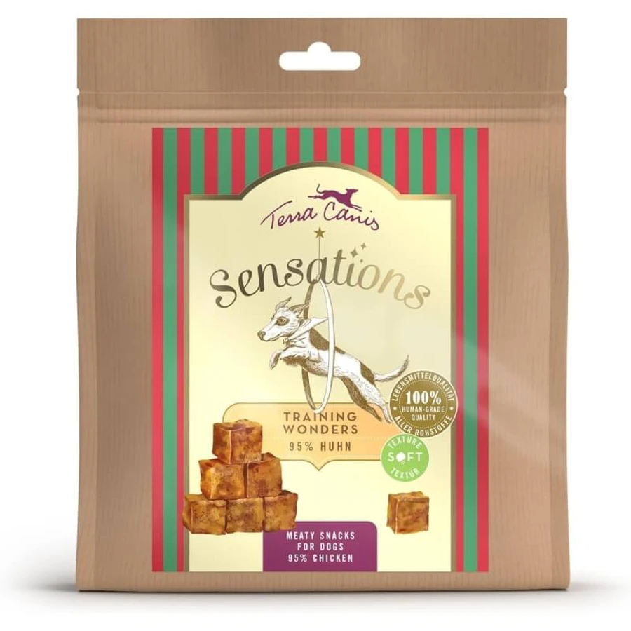 Terra Canis Sensations Training Wonders Chicken - Dog Training Treats, 90 g
