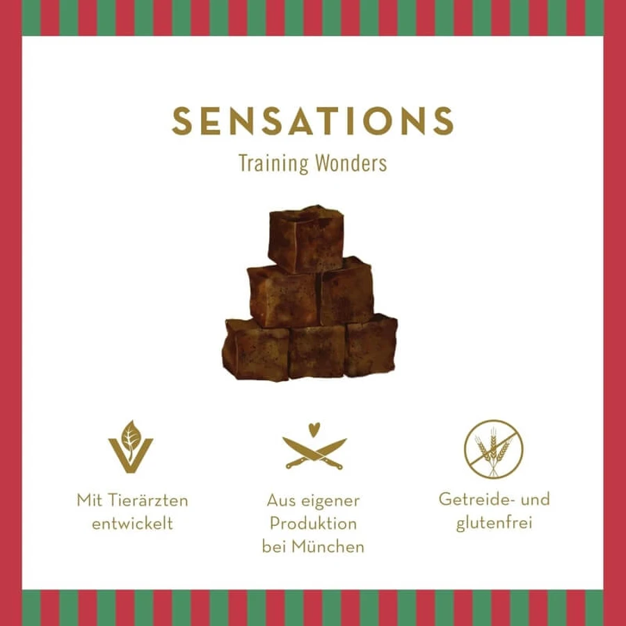 Terra Canis Sensations Training Wonders Chicken - Dog Training Treats, 90 g