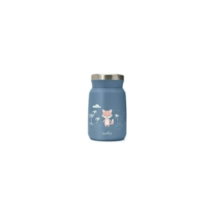 Nuvita-thermosfles – Roestvrijstalen bakje voor warme en koude gerechten, poederblauw, 500 ml