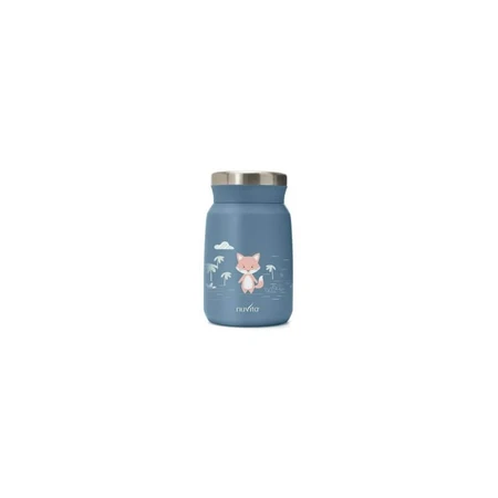 Nuvita-thermosfles – Roestvrijstalen bakje voor warme en koude gerechten, poederblauw, 500 ml