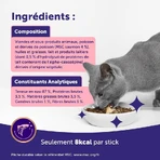 Ceva Animal Health Feliway Happy Salmon Snacks - 24 staafjes voor katten, elk 14 g