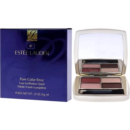Estée Lauder Pure Color Envy Luxe Eyeshadow Quad – Lidschatten-Palette Nr. 07 Boho Rose