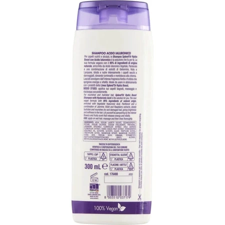 Splend oder Hydra Boost Hyaluronsäure – Feuchtigkeitsspendendes Shampoo für trockenes Haar, 300 ml
