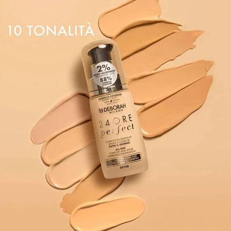 Deborah 24-Hour Perfect SPF 20 - Vloeibare foundation - Nr. 2.1 Vanilla