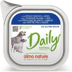 Almo Nature Daily Menu : Poisson blanc et riz - Aliment complet pour chiens adultes, 100 g