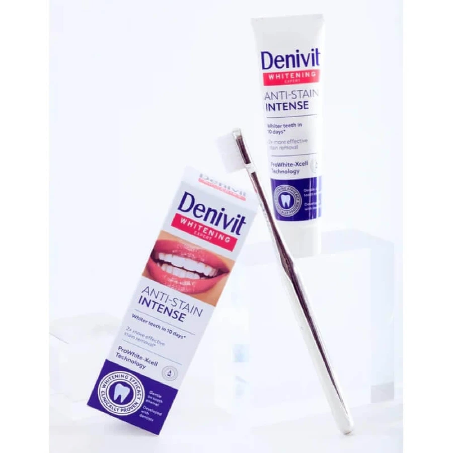 Denivit Whitening Expert - Intensive Stain-Fighting Toothpaste, 50 ml
