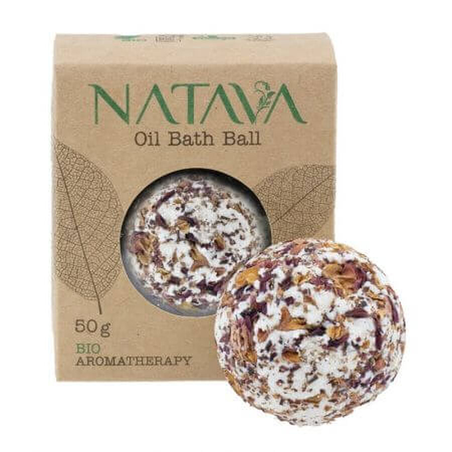 Acquista Sfera da bagno profumata con olio di rosa, Bio, 50 g, Natava Sfera da bagno profumata con olio di rosa, Bio, 50 g, Natava