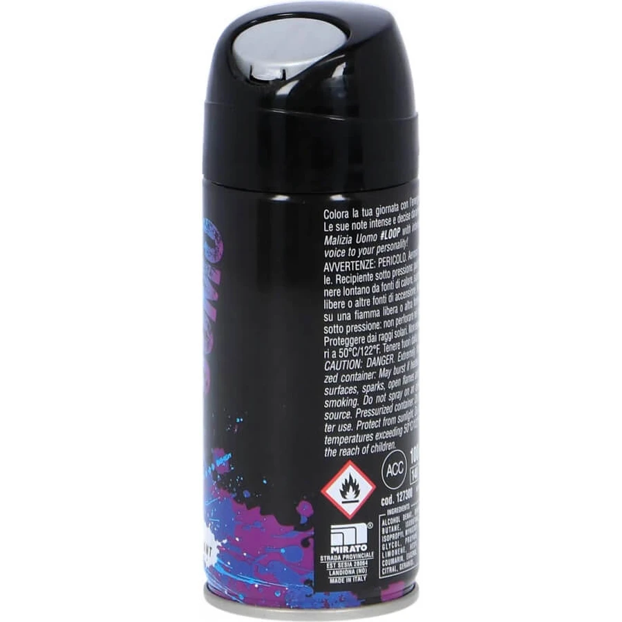 Malizia Loop - Desodorante en spray, 100 ml