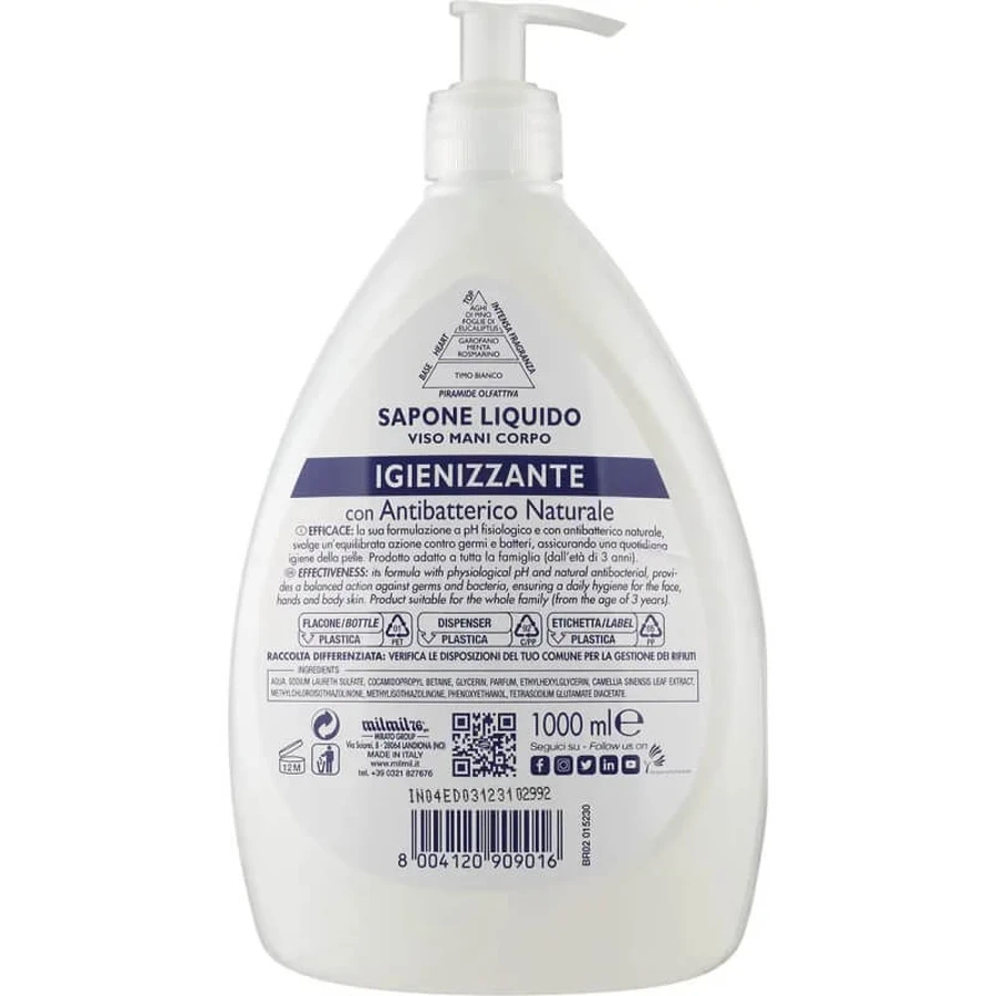 Mil mil Sanitizer – Flüssigseife, 1 l