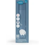Nuvita Thermos - Roestvrijstalen bakje voor warme en koude gerechten met blauw gepoedercoat siliconen handvat, 400 ml
