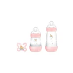 Mam Easy Start – 2 Babyflaschen mit Original-Saugern, ab 0 Monaten, 130 ml und 260 ml – rosa
