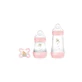 Mam Easy Start – 2 Babyflaschen mit Original-Saugern, ab 0 Monaten, 130 ml und 260 ml – rosa