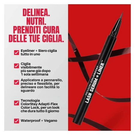 Revlon Colorstay Lash Serum + Liner - Eyeliner liquide - Noir