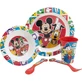 Juego de vajilla Stor de 5 piezas con motivos de Mickey Mouse