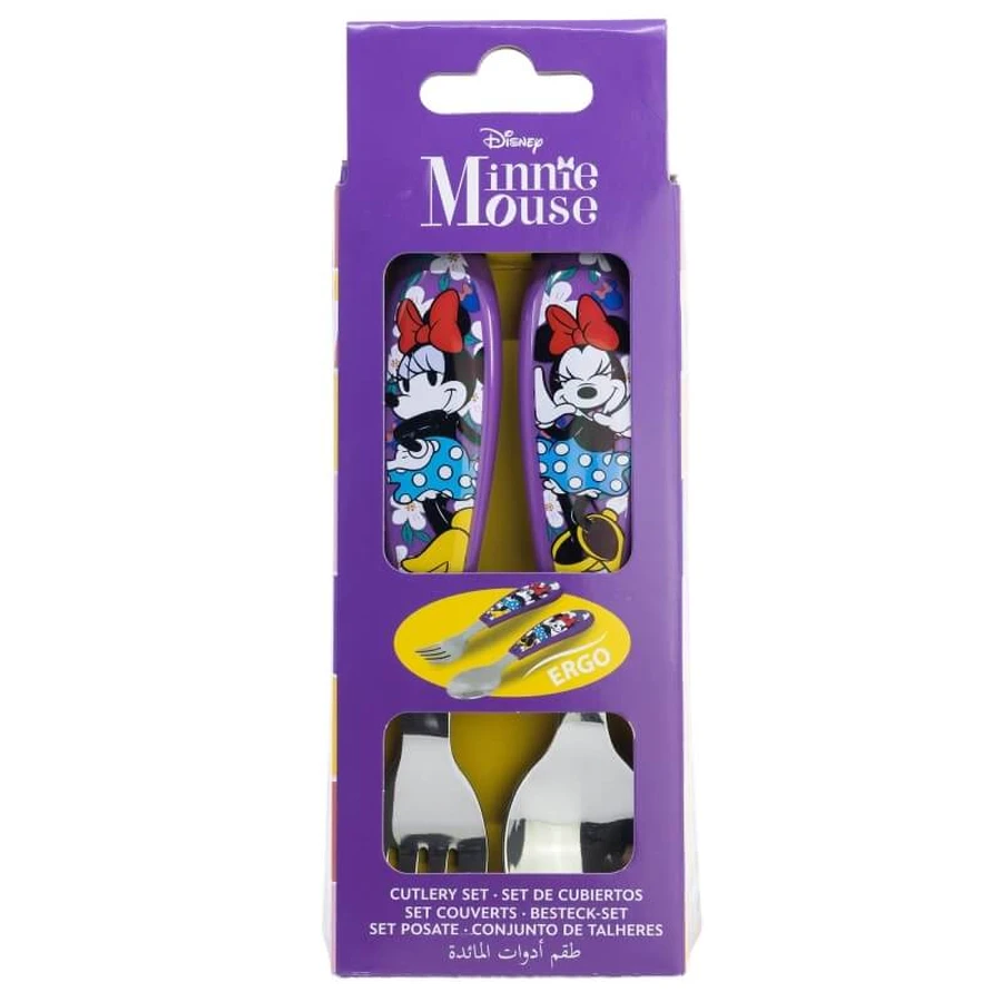 Disney Baby Minnie - Set of 2 Stainless Steel Cutlery Pieces