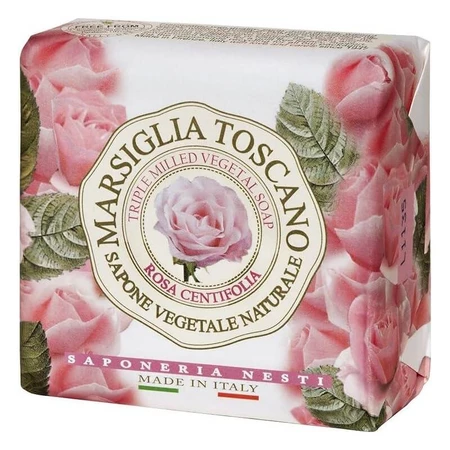 Nesti Dante Marseille Toscaanse Centifolia-roos - Natuurlijke plantaardige zeep, 200 g
