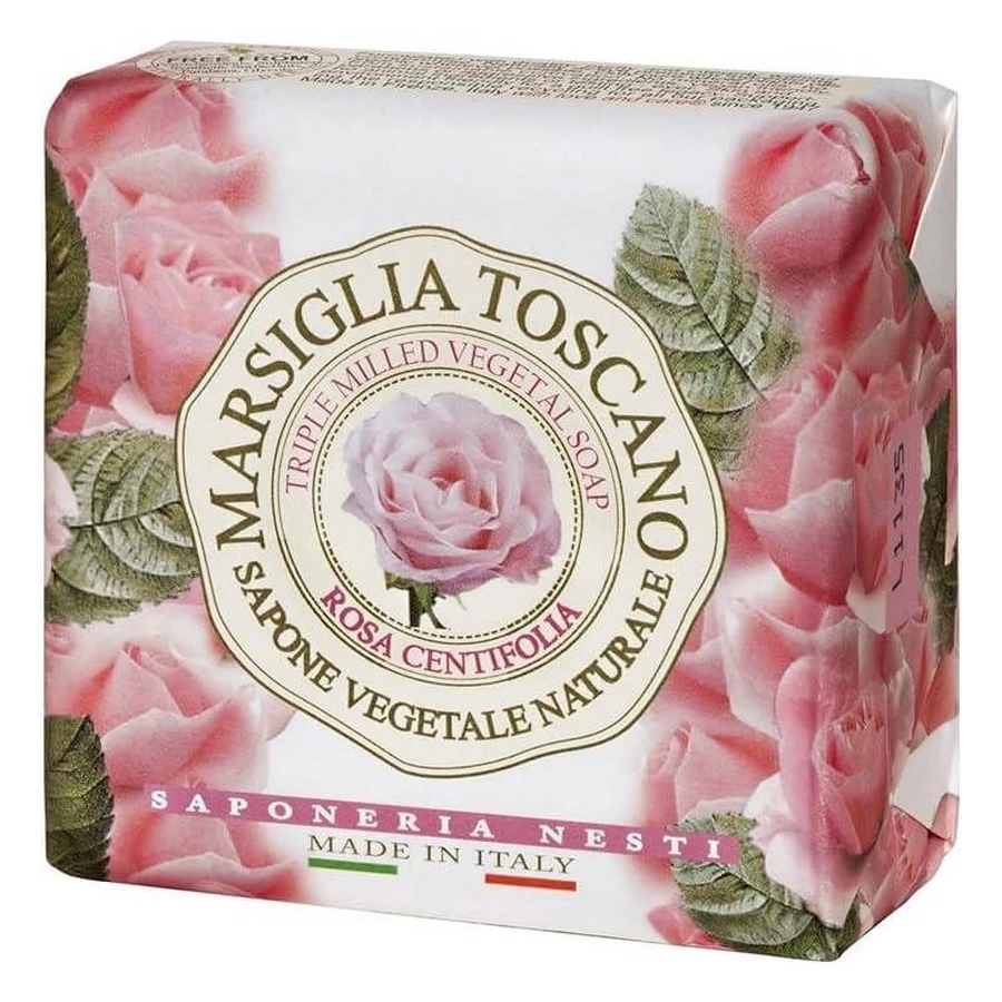 Nesti Dante Marseille Toscaanse Centifolia-roos - Natuurlijke plantaardige zeep, 200 g