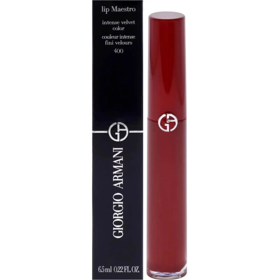 Giorgio Armani Lip Maestro - Velvety Matte Liquid Lipstick No. 400 The Red