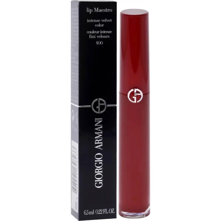 Giorgio Armani Lip Maestro - Velvety Matte Liquid Lipstick No. 400 The Red