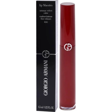 Giorgio Armani Lip Maestro - Velvety Matte Liquid Lipstick No. 400 The Red