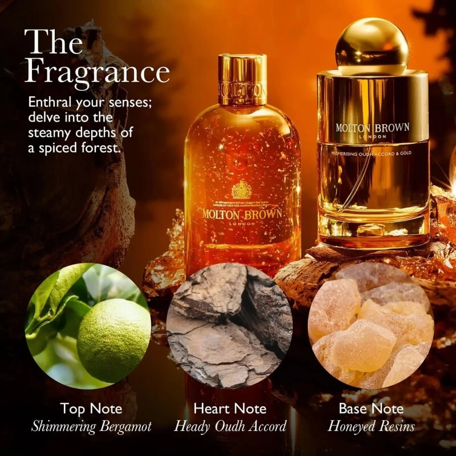 Molton Brown Mesmerizing Oudh Accord & Gold – Duftkerze, 190 g