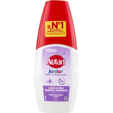 Autan Junior - Spray repelente de mosquitos para niños, 100 ml