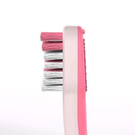 Suavinex Oralcare – Handzahnbürste für Kinder von 2 bis 6 Jahren, rosa