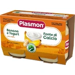 Yaourt homogénéisé Plasmon à la banane, 120 g x 2 pièces