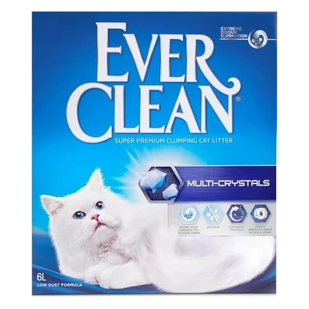 Wonderfood Ever Clean Multi-Crystals - Cat Litter, 6 L