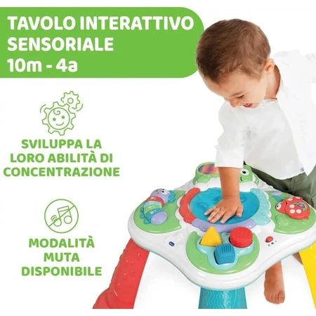 Chicco Sense & Focus – Sensorischer Spieltisch mit elektronischen Spielen