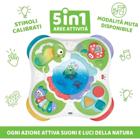 Chicco Sense & Focus – Sensorischer Spieltisch mit elektronischen Spielen