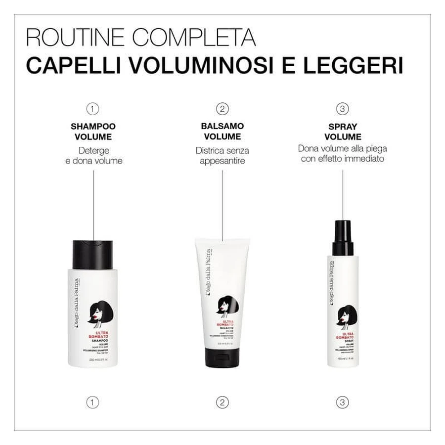 Diego dalla Palma Ultra Volumizing - Lightweight, Revitalizing Volumizing Hair Spray, 150 ml