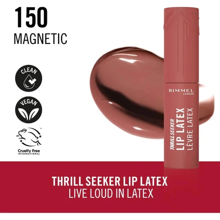 Rimmel Thrill Seeker Lip Latex - Vloeibare lippenstift nr. 150 Magnetic