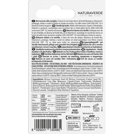 Naturaverde Avengers - Beschermende lippenbalsem 5,7 ml