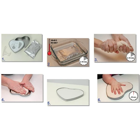 Dooky Happy Hands - Hand and Footprint Kit with Tin Box