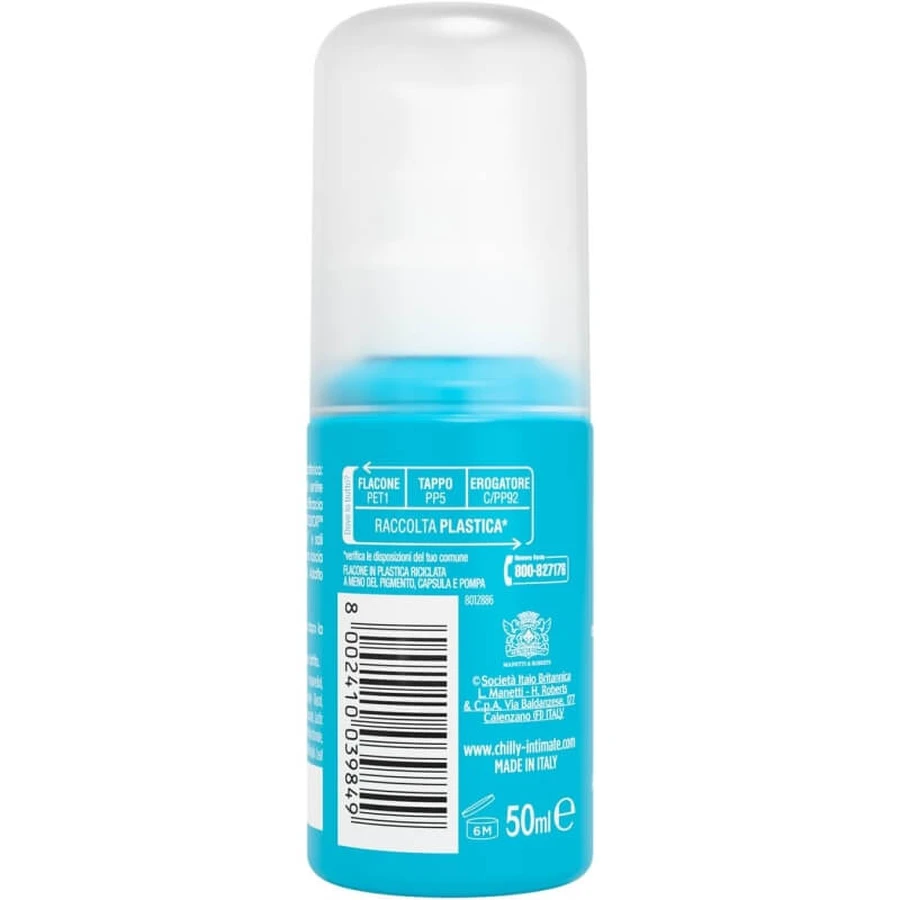 Déodorant intime antibactérien Chilly, pH 5, aux vitamines et prébiotiques, 50 ml